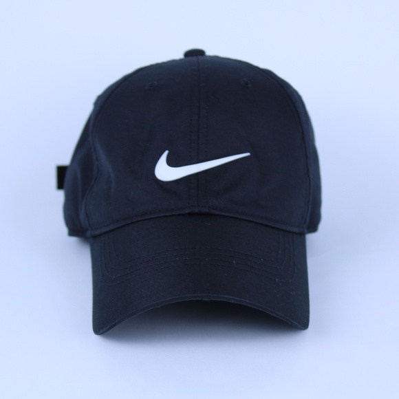 0296-Nike Heritage86 Dri-FIT Black Cap – Adjustable Strapback - Picture 1 of 7